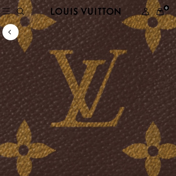 NWT Louis Vuitton Monogram Key Pouch in Brown and Gold - Picture 7 of 10
